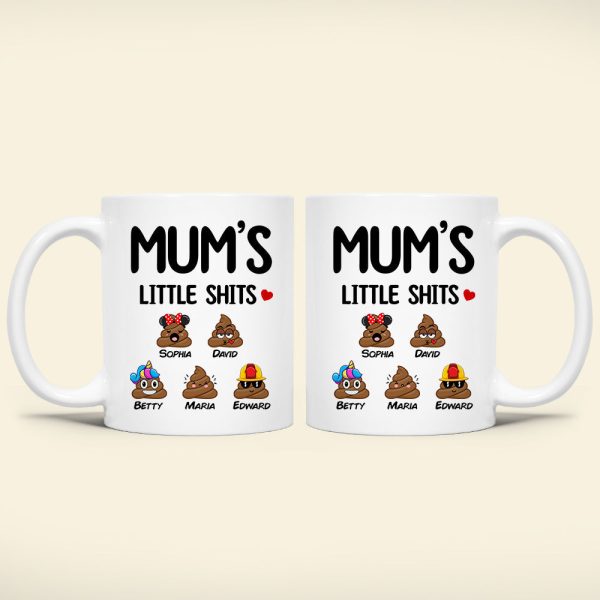 Personalized Gifts For Mom Drinkware Family Little Shit 05DTDT010324 Personalized Gifts For Mom Drinkware Family Little Shit 05DTDT010324