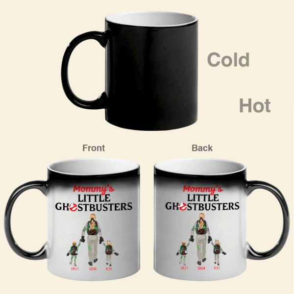 Personalized Gifts For Mom Magic Mug Mom And Kids Ghost Hunting Squad 04QHHN280324 Personalized Gifts For Mom Magic Mug Mom And Kids Ghost Hunting Squad 04QHHN280324