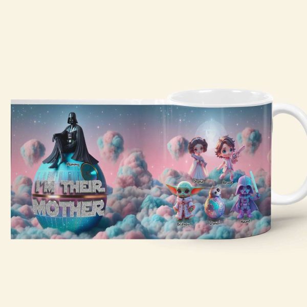 Personalized Gifts For Mom Mug, Dreamy Iridescent Galaxy 02QHLU310325 Personalized Gifts For Mom Mug, Dreamy Iridescent Galaxy 02QHLU310325