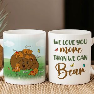 Personalized Gifts For Mother Coffee Mug We Love You Than We Can Bear