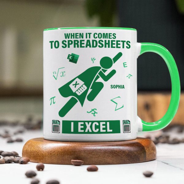 Personalized Gifts For Office Workers Coffee Mug 01katn121224 When It Comes To Spreadsheets I Excel Personalized Gifts For Office Workers Coffee Mug 01katn121224 When It Comes To Spreadsheets I Excel