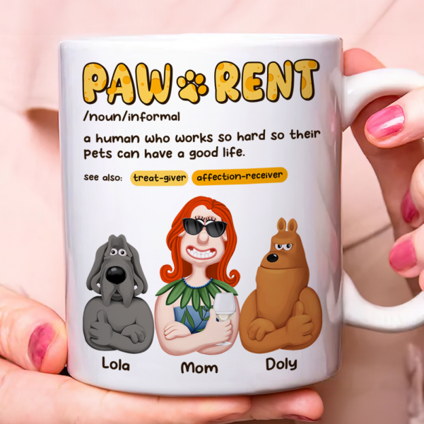 Personalized Gifts For Pet Lovers Coffee Mug Pawrent 07topu070325pa Personalized Gifts For Pet Lovers Coffee Mug Pawrent 07topu070325pa