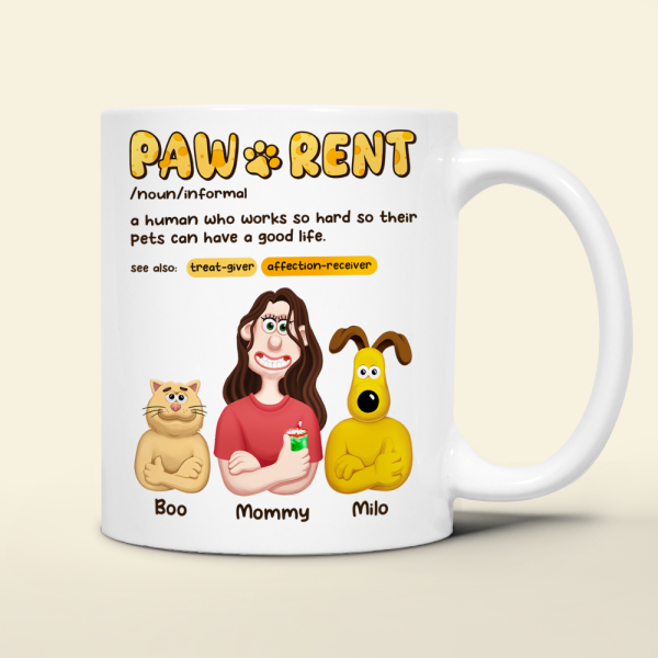 Personalized Gifts For Pet Lovers Coffee Mug Pawrent 07topu070325pa Personalized Gifts For Pet Lovers Coffee Mug Pawrent 07topu070325pa