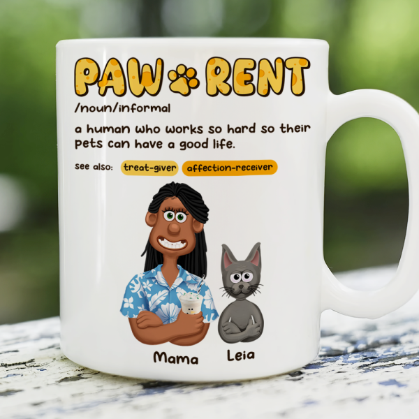 Personalized Gifts For Pet Lovers Coffee Mug Pawrent 07topu070325pa Personalized Gifts For Pet Lovers Coffee Mug Pawrent 07topu070325pa