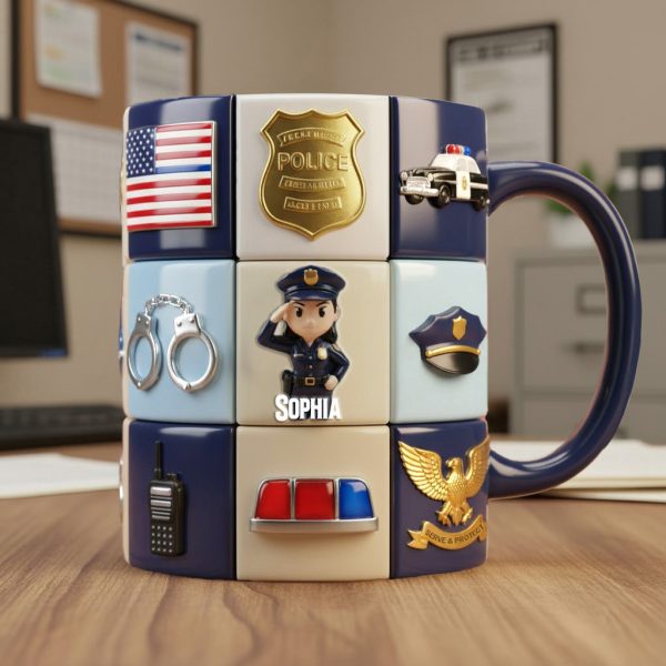 Personalized Gifts For Police Coffee Accent Mug 02tomg311025