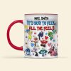 Personalized Gifts For Teacher Accent Mug All The Feels 01XQMH080824 Personalized Gifts For Teacher Accent Mug All The Feels 01XQMH080824