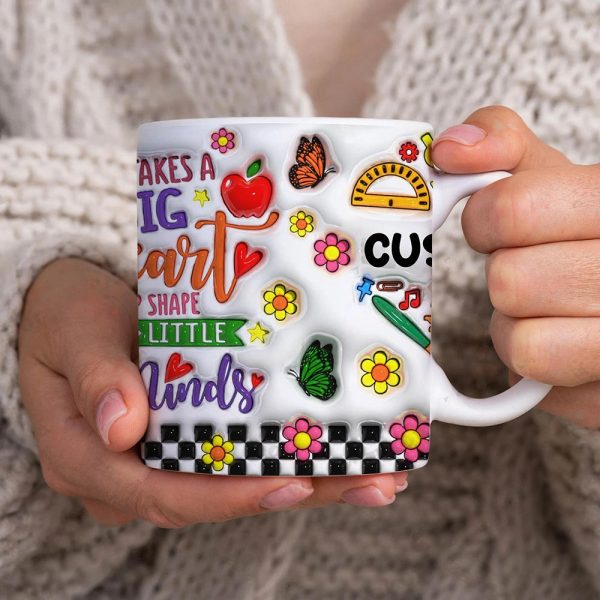 Personalized Gifts For Teacher Christmas Retro Coffee Mug 09ACDT060924 Personalized Gifts For Teacher Christmas Retro Coffee Mug 09ACDT060924