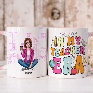 Personalized Gifts For Teachers Mug In My Teacher Era 03NATI060124