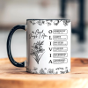 Personalized God Says I Am Name Letter In Bible Birth Flower Toile De Jouy Style Accent Mug HO82 894652 Personalized God Says I Am Name Letter In Bible Birth Flower Toile De Jouy Style Accent Mug HO82 894652