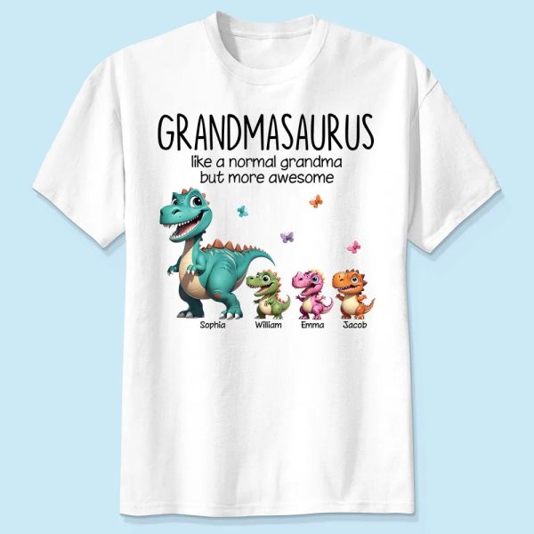 Personalized Grandmasaurus Ceramic Mug - Unique Grandma Gift