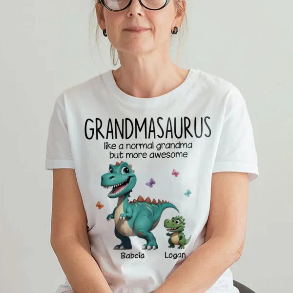 Personalized Grandmasaurus Ceramic Mug - Unique Grandma Gift