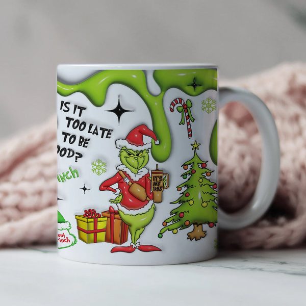 Personalized Green Christmas Coffee Mug 14ACDT050924 Personalized Green Christmas Coffee Mug 14ACDT050924