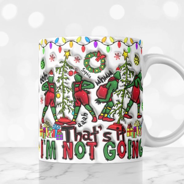 Personalized Green Christmas Funny Coffee Mug 05ACDT060924 Personalized Green Christmas Funny Coffee Mug 05ACDT060924