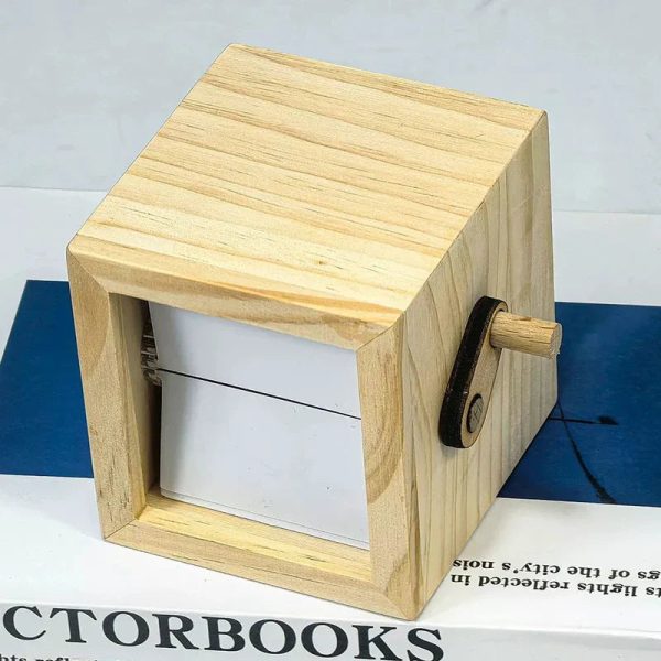 Personalized Hand Crank Photo Flip Box with Light Personalized Hand Crank Photo Flip Box with Light