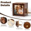Personalized Hand Crank Photo Flip Box with Light Personalized Hand Crank Photo Flip Box with Light