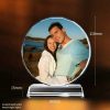 Personalized Heart Crystal Photo Keepsake