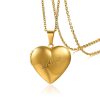 Personalized Heart Locket Necklace with Custom Photo and Name Personalized Heart Locket Necklace with Custom Photo and Name