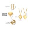Personalized Heart Locket Necklace with Custom Photo and Name Personalized Heart Locket Necklace with Custom Photo and Name