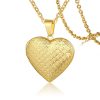 Personalized Heart Locket Necklace with Custom Photo and Name Personalized Heart Locket Necklace with Custom Photo and Name