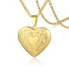 Personalized Heart Locket Necklace with Custom Photo and Name Personalized Heart Locket Necklace with Custom Photo and Name