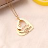 Personalized Heart Name Necklace in Stainless Steel Personalized Heart Name Necklace in Stainless Steel