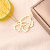 Personalized Heart Name Necklace in Stainless Steel Personalized Heart Name Necklace in Stainless Steel