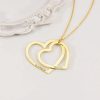 Personalized Heart Name Necklace in Stainless Steel Personalized Heart Name Necklace in Stainless Steel