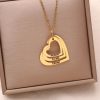 Personalized Heart Name Necklace in Stainless Steel Personalized Heart Name Necklace in Stainless Steel
