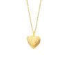 Personalized Heart Photo Locket Necklace