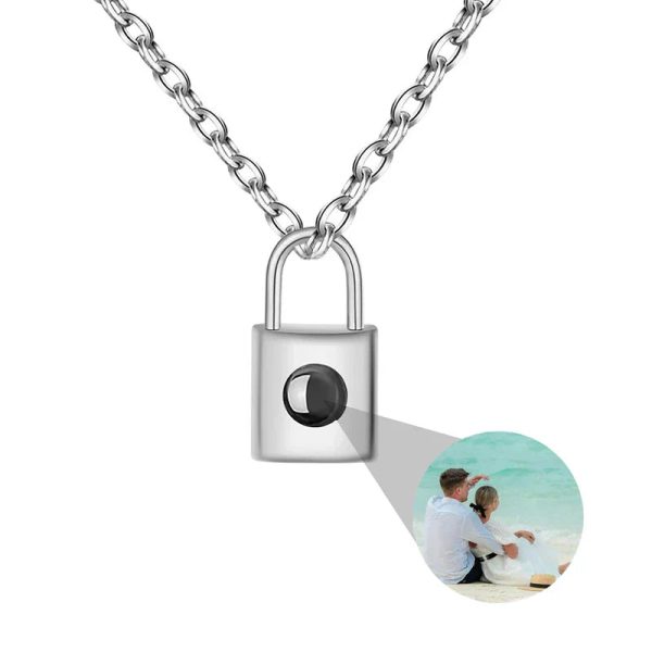 Personalized Heart Photo Projection Necklace with 100 Languages Personalized Heart Photo Projection Necklace with 100 Languages