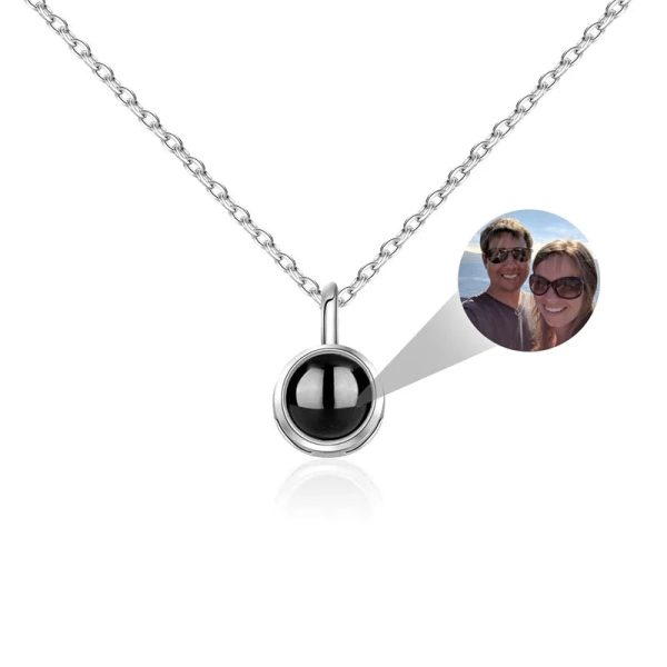Personalized Heart Photo Projection Necklace with 100 Languages Personalized Heart Photo Projection Necklace with 100 Languages