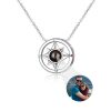Personalized Heart Photo Projection Necklace with 100 Languages Personalized Heart Photo Projection Necklace with 100 Languages
