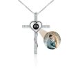 Personalized Heart Photo Projection Necklace with 100 Languages Personalized Heart Photo Projection Necklace with 100 Languages