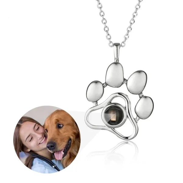 Personalized Heart Photo Projection Necklace with 100 Languages Personalized Heart Photo Projection Necklace with 100 Languages