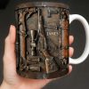 Personalized Hunting Enthusiast Gear - Personalized Custom Coffee Mug - HTG005_MG Personalized Hunting Enthusiast Gear - Personalized Custom Coffee Mug - HTG005_MG