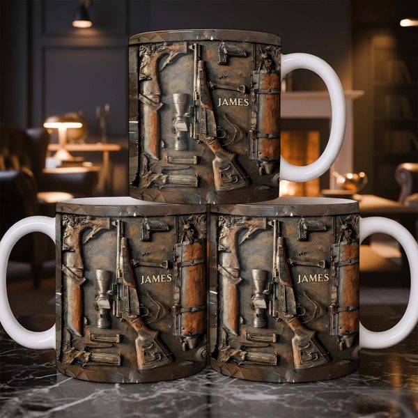 Personalized Hunting Enthusiast Gear - Personalized Custom Coffee Mug - HTG005_MG Personalized Hunting Enthusiast Gear - Personalized Custom Coffee Mug - HTG005_MG