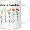 Personalized Mama Coffee Mug Custom Photo Birth Flower Mug, Gift for Mom Birthday Mother's Day Christmas Gift Personalized Mama Coffee Mug Custom Photo Birth Flower Mug, Gift for Mom Birthday Mother's Day Christmas Gift