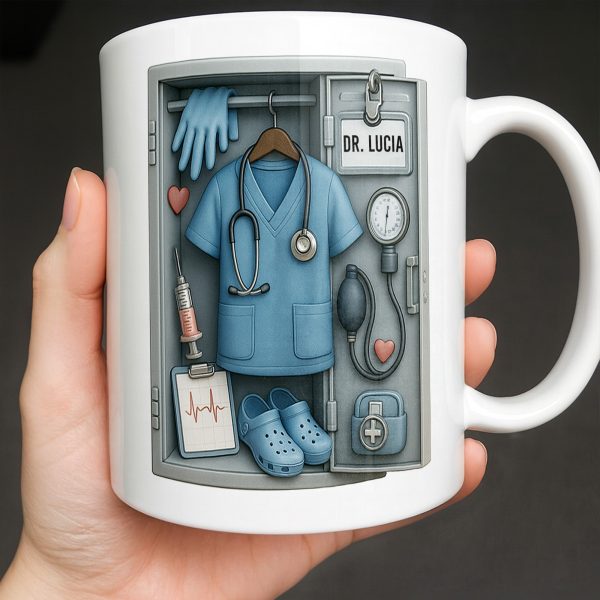 Personalized Medical Professional Essentials Design - Personalized Custom Coffee Mug - DOC068_MG Personalized Medical Professional Essentials Design - Personalized Custom Coffee Mug - DOC068_MG