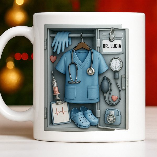 Personalized Medical Professional Essentials Design - Personalized Custom Coffee Mug - DOC068_MG Personalized Medical Professional Essentials Design - Personalized Custom Coffee Mug - DOC068_MG