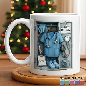 Personalized Medical Professional Essentials Design - Personalized Custom Coffee Mug - DOC068_MG