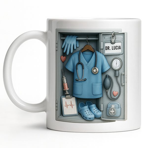 Personalized Medical Professional Essentials Design - Personalized Custom Coffee Mug - DOC068_MG Personalized Medical Professional Essentials Design - Personalized Custom Coffee Mug - DOC068_MG