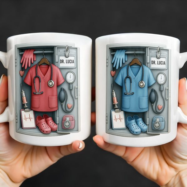Personalized Medical Professional Essentials Design - Personalized Custom Coffee Mug - DOC068_MG Personalized Medical Professional Essentials Design - Personalized Custom Coffee Mug - DOC068_MG