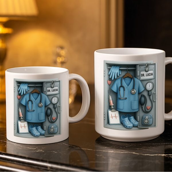 Personalized Medical Professional Essentials Design - Personalized Custom Coffee Mug - DOC068_MG Personalized Medical Professional Essentials Design - Personalized Custom Coffee Mug - DOC068_MG