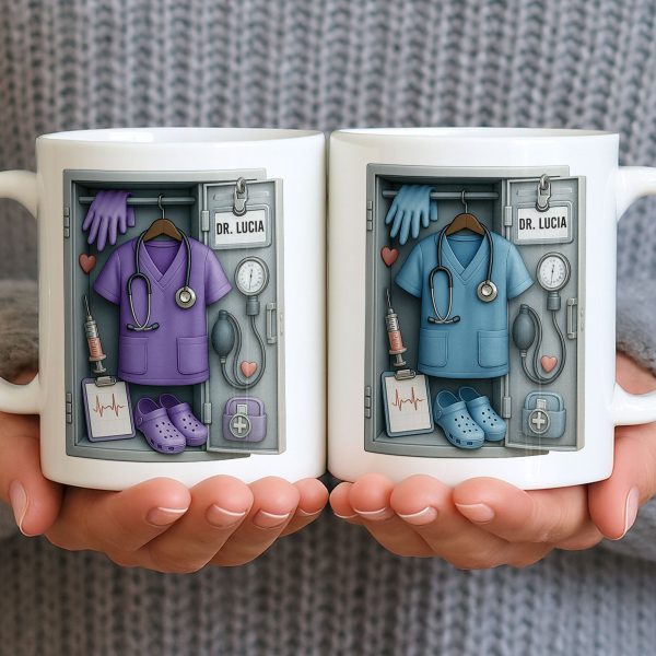 Personalized Medical Professional Essentials Design - Personalized Custom Coffee Mug - DOC068_MG Personalized Medical Professional Essentials Design - Personalized Custom Coffee Mug - DOC068_MG