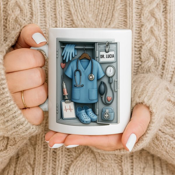 Personalized Medical Professional Essentials Design - Personalized Custom Coffee Mug - DOC068_MG Personalized Medical Professional Essentials Design - Personalized Custom Coffee Mug - DOC068_MG
