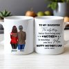 Personalized Mother's Day Mug for Daughter - Custom Gift From Mom Personalized Mother's Day Mug for Daughter - Custom Gift From Mom