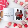 Personalized Mr & Mrs Coffee Mugs, Husband and Wife Mr and Mrs Mug, Anniversary Gift for him, Gift for her Personalized Mr & Mrs Coffee Mugs, Husband and Wife Mr and Mrs Mug, Anniversary Gift for him, Gift for her