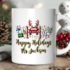 Personalized Mug Automotive Technician Plaid Christmas, Mechanic Repair and Parts Gift for Shop Personalized Mug Automotive Technician Plaid Christmas, Mechanic Repair and Parts Gift for Shop