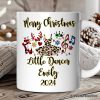 Personalized Mug Ballet Buffalo Plaid Christmas, Dance Teacher Gift Personalized Mug Ballet Buffalo Plaid Christmas, Dance Teacher Gift