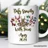 Personalized Mug Ballet Buffalo Plaid Christmas, Dance Teacher Gift Personalized Mug Ballet Buffalo Plaid Christmas, Dance Teacher Gift